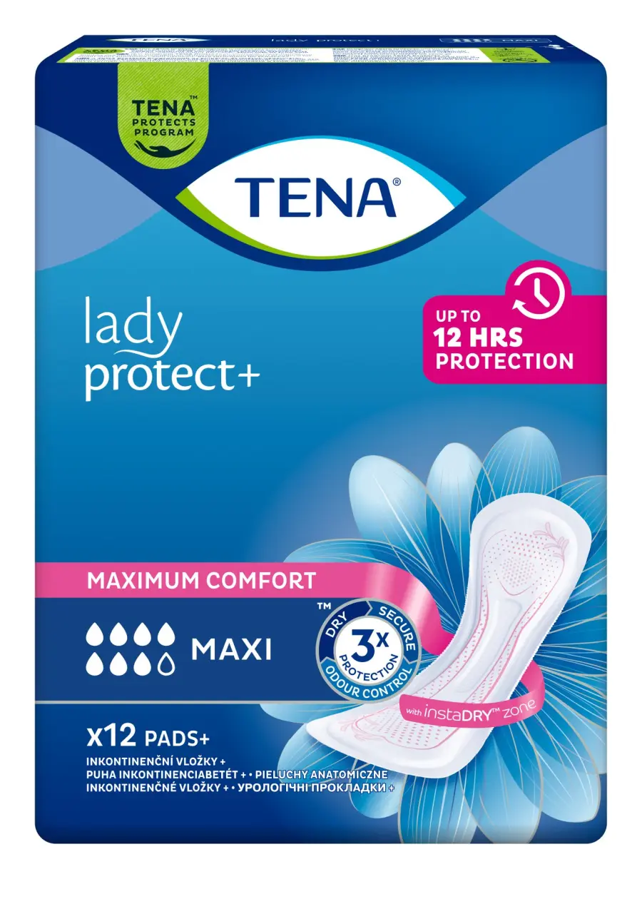 12595_TENA LADY PROTECT+ MAXI INKONTINENCNI VLOZKY 12KS